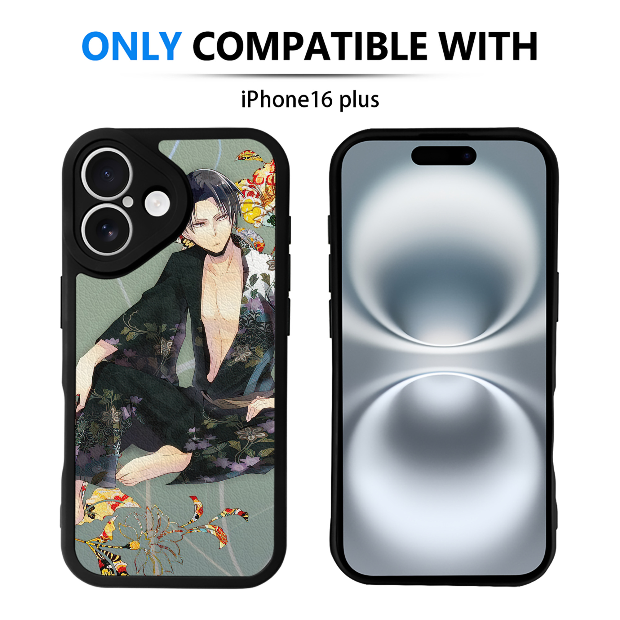 （画像用） 進撃の巨人 Attack on Titan 【iPhone 16シリーズ対応】シリコンスマホケース（レザー調） 材質：シリコン